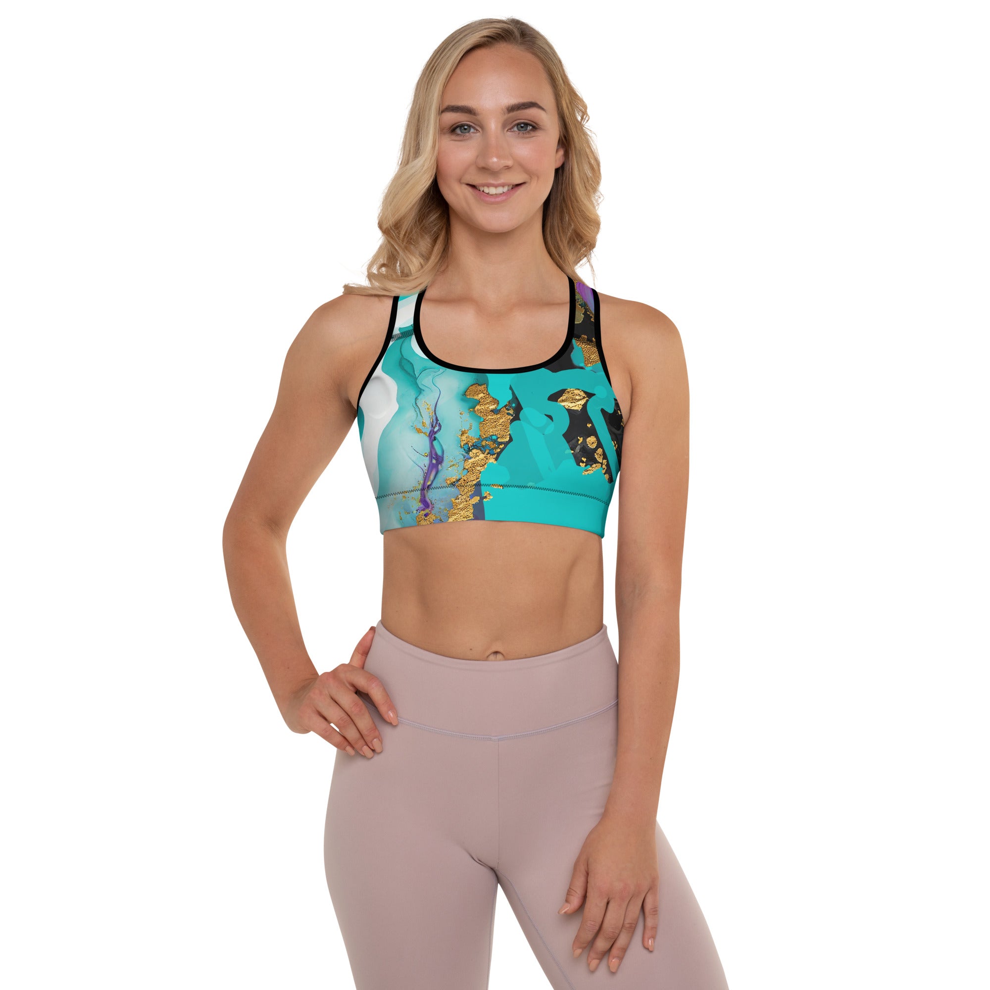 Gym Top for Women. Sports Bra. Fitness top or Dance top. Yoga top or bra for pilates. Artz by WickedYo.